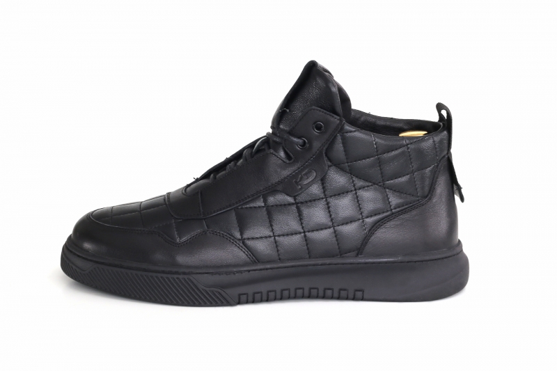 WINTER BOOTS ( БОТИНКИ ) Кожанные ботинки черного цвета на натуральной шерсти М черный кожа 4112942- ш KADAR