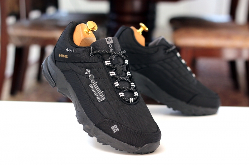 SNEAKERS ( КРОССОВКИ ) Мужские кроссовки Montrail термомембрана -21’С М черный\ серый водонепронецаемый текстиль A 2530-7 