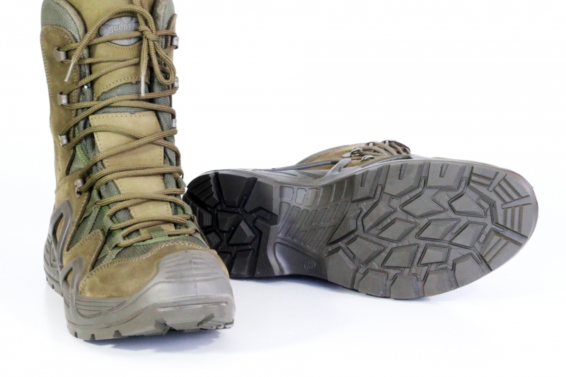 Tactical shoes (Тактичне взуття) Не промокаемые тактические  берцы  цвета хаки М Хаки кожа 1490 NH Scooter