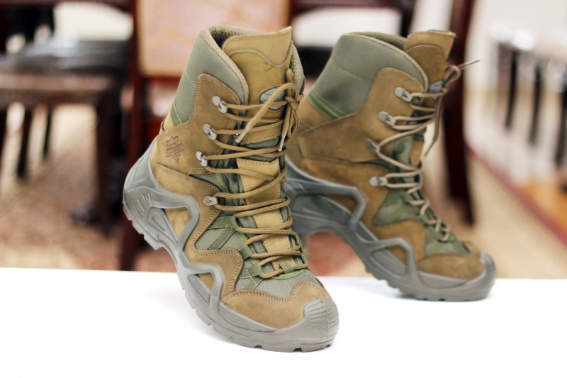 Tactical shoes (Тактичне взуття) Не промокаемые тактические  берцы  цвета хаки М Хаки кожа 1490 NH Scooter